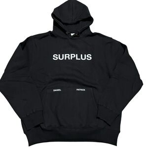 Daniel Patrick Surplus men’s graphic Hoodie‎ black size large streetwear luxury